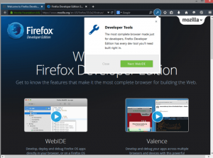 firefox developer edition